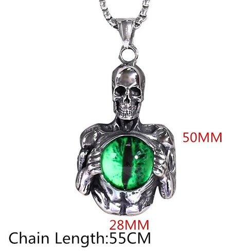 Titanium Steel Necklace Punk Hip Hop